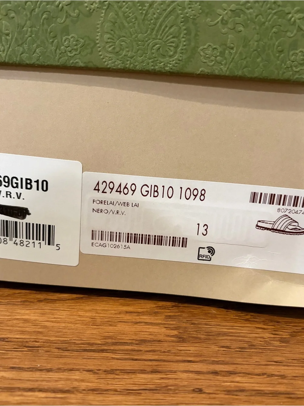 Mens 13 Gucci Slides